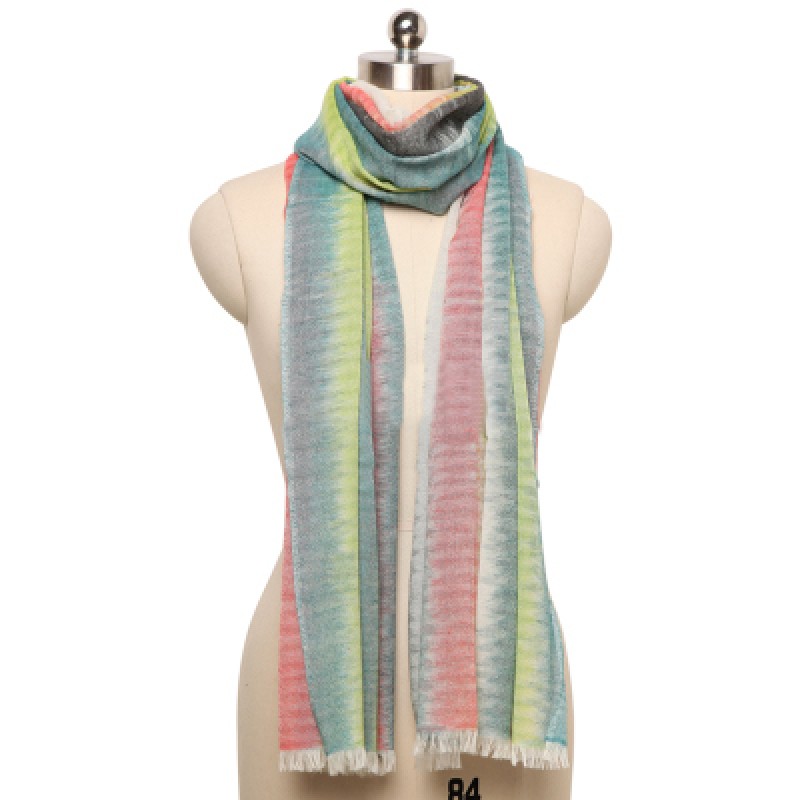 Pure Cashmere Scarves White Multicolorful Women Fashional Winter Scarf